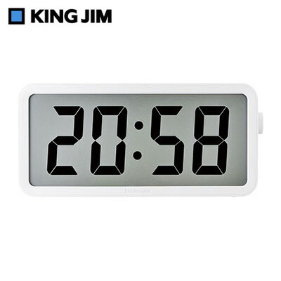 キングジム 時計 ザラージ タイマークロック DTC-001W シロ【送料無料】【KK9N0D18P】｜安心家電販売　ＰＣあきんど