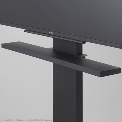 サウンドバー専用棚 幅95cm Mサイズ WALL ウォール 壁寄せTVスタンド V2・V3専用 M0500150 サテンブラック マストバイ【送料無料】【KK9N0D18P】｜安心家電販売　ＰＣあきんど