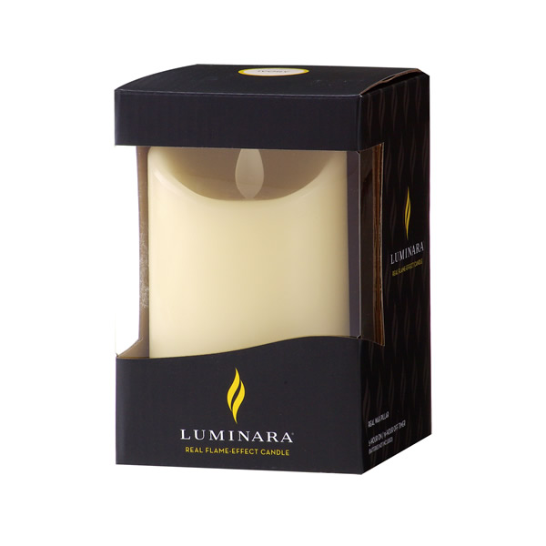 【最大2500円OFFクーポン配布中!5月29日10時まで】ルミナラ LEDキャンドル ルミナラピラー 3×4 B03070010IV アイボリー カメヤマ株式会社 LUMINARA【送料無料】【KK9N0D18P】
