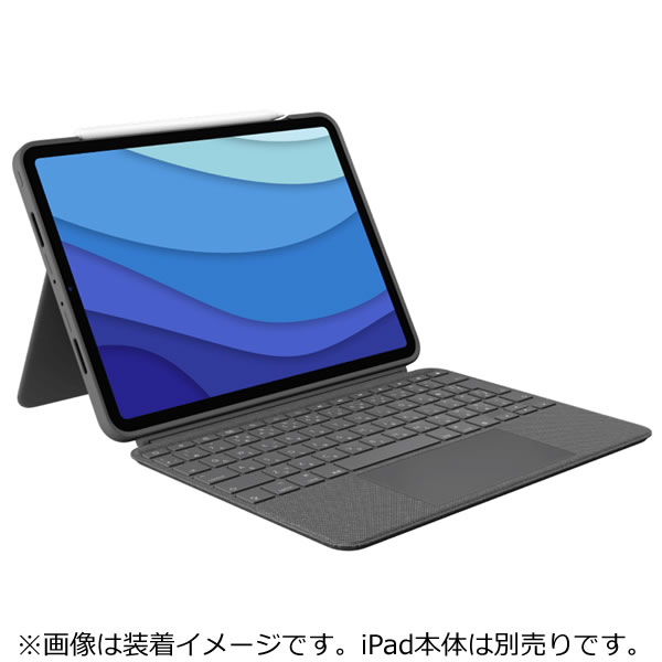 ロジクール COMBO TOUCH iPad Pro 11インチ用 バックライトキーボードケース トラックパッド搭載 iK1176GRA