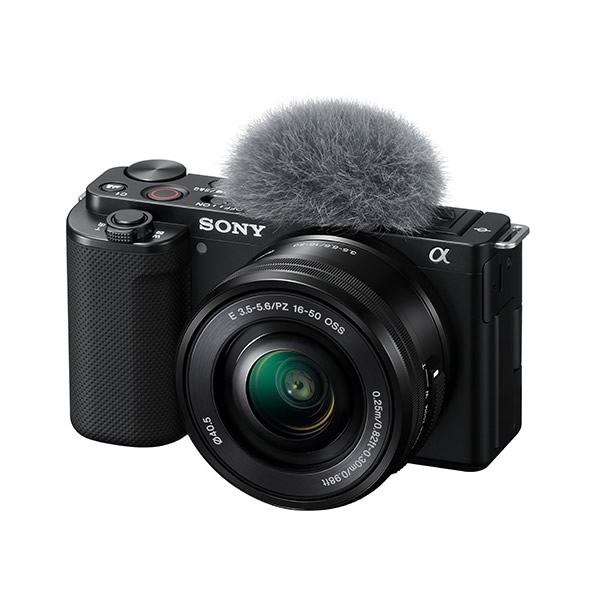 人気色 SONY ソニー デジタル一眼カメラ VLOGCAM ZV-E10L (B) ブラック