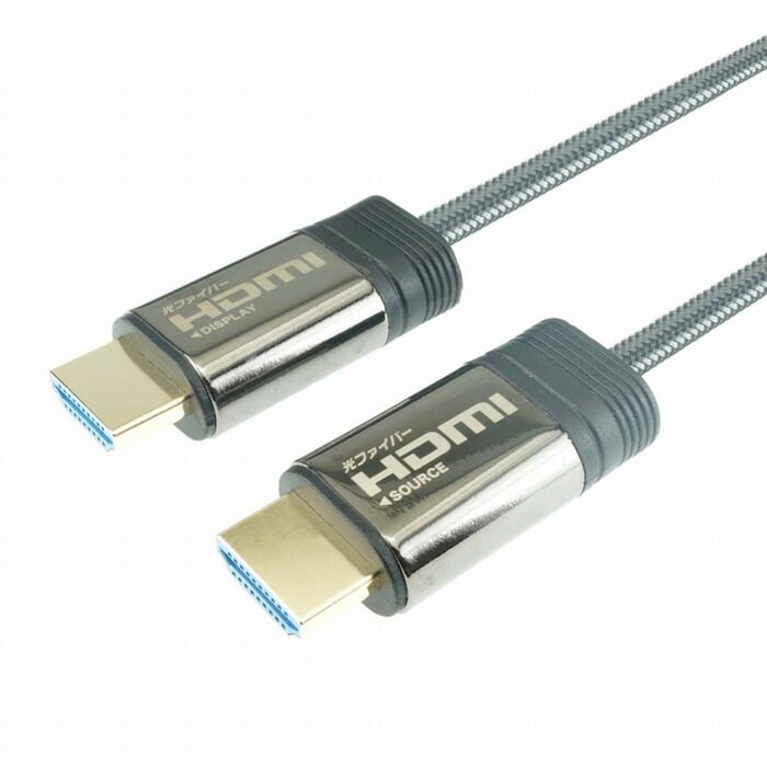 2310円 安心の実績 高価 買取 強化中 ホーリック 光ファイバー HDMIケーブル メッシュタイプ FullHD 10m グレー HH100-601GY