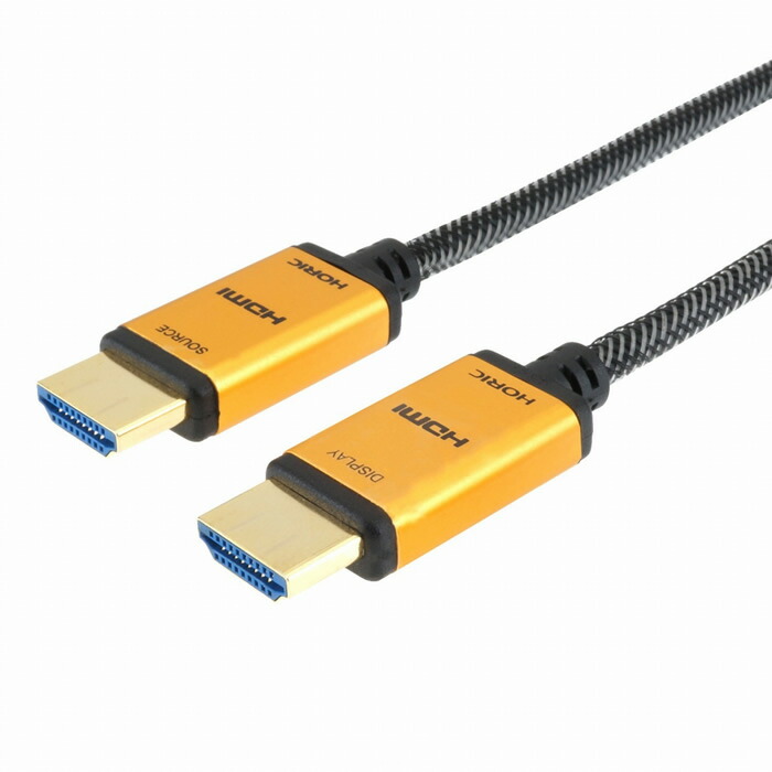 【最大2500円OFFクーポン配布中!5月29日10時まで】ホーリック 光ファイバー HDMIケーブル メッシュタイプ 4K 20m ゴールド HH200-539GM【送料無料】【KK9N0D18P】 9,856円