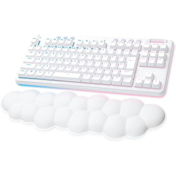 ロジクール G715 ワイヤレスゲーミングキーボード タクタイル Logicool G715WL-TC ホワイトミスト【送料無料】【KK9N0D18P】｜安心家電販売　ＰＣあきんど