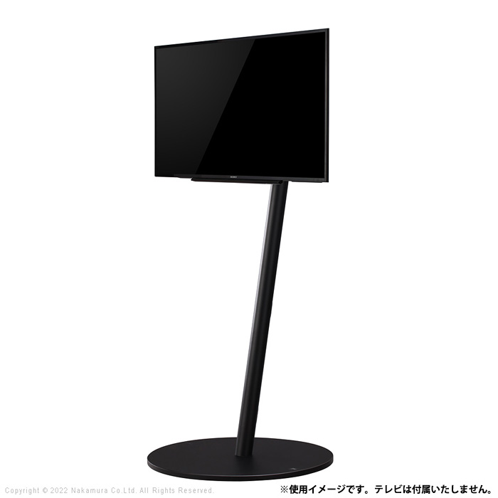 WALL インテリアテレビスタンド A2 ハイタイプ キャスターベース WLTVL5-K-SB サテンブラック マストバイ テレビ台 自立型 薄型ベース TVラック おしゃれ シンプル 配線隠し 薄型テレビ用 地震対策 TV台 TVスタンド【送料無料】【KK9N0D18P】