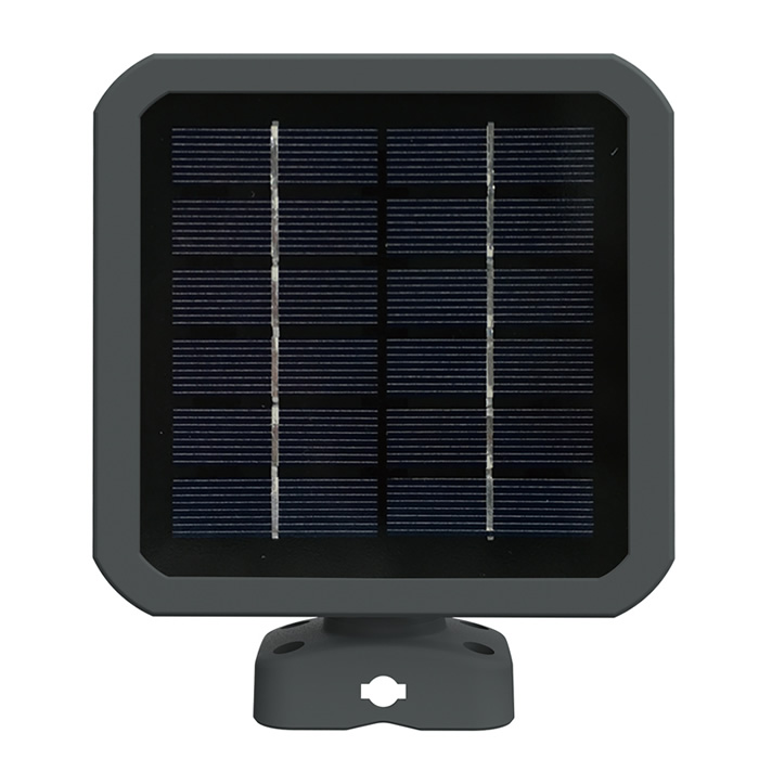 【最大2500円OFFクーポン配布中!5月29日10時まで】ムサシ 防犯カメラ 充電式カメラC-RC7200用ソーラーパネル C-RC7202 黒【送料無料】【KK9N0D18P】