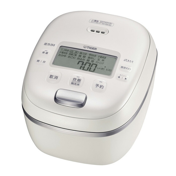 TIGER 炊飯器 JPI-X100 タルクホワイト 圧力IHジャー炊飯器 圧力IHジャー炊飯器〈炊きたて〉ご泡火炊き JPI-X100/X180