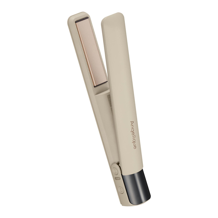 【即納】マクセル Angelique アンジェリーク コードレスモバイルヘアアイロン MXHI-500-BE ストレートヘアアイロン ベージュ 充電式 コードレス 耐熱ポーチ付き【送料無料】【KK9N0D18P】画像