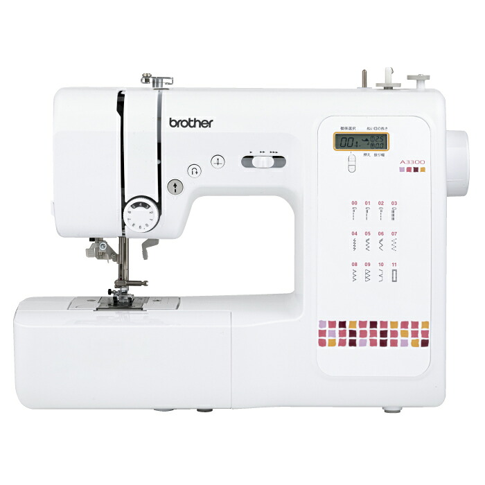 【最大2500円OFFクーポン配布中!5月29日10時まで】ブラザー コンピュータミシン A3300 CPN3102 家庭用ミシン 初心者 シンプル操作 手元 ライト コンピューターミシン【送料無料】【KK9N0D18P】