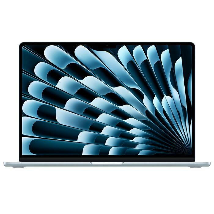 【最大2500円OFFクーポン配布中!5月29日10時まで】アップル Apple MacBook Air 15.3インチ Liquid Retinaディスプレイ M4チップ 10コア メモリ16GB SSD512GB MC7C4J/A スカイブルー MC7C4JA ノートパソコン ノートPC マックブックエアー【送料無料】【KK9N0D18P】