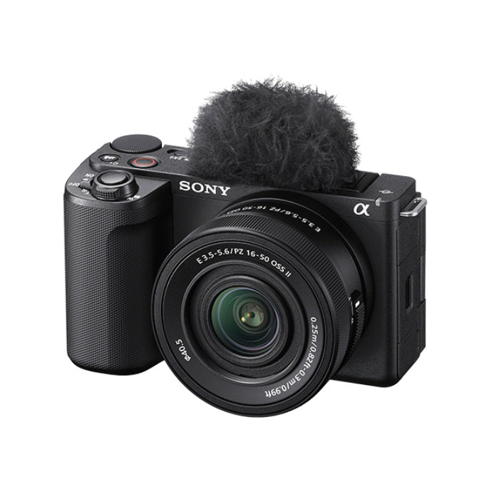 SONY ソニー デジタル一眼カメラ α アルファ VLOGCAM ZV-E10 II パワーズームレンズキット ZV-E10M2K-B ブラック【送料無料】【KK9N0D18P】|安心家電販売 PCあきんど