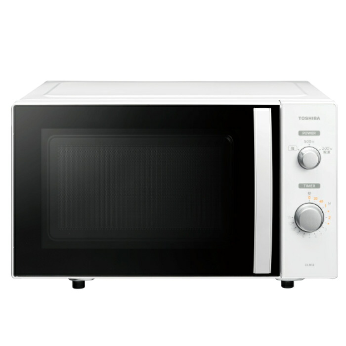 東芝 17L 電子レンジ ER-M5B-W ホワイト TOSHIBA 文字が光って見やすいダイヤル式フラット庫内モデル 単機能レンジ【送料無料】【KK9N0D18P】｜安心家電販売　ＰＣあきんど