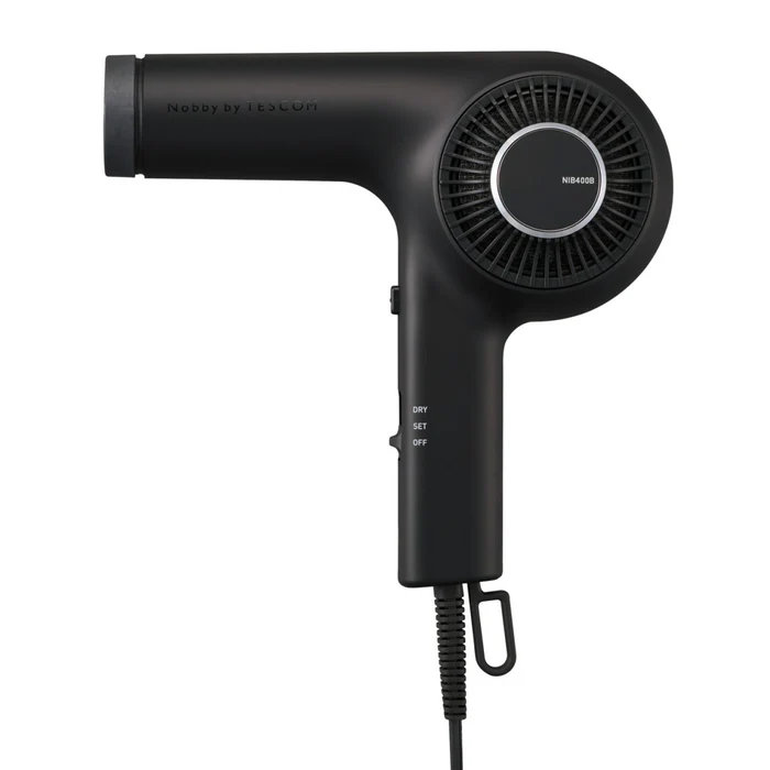 【即納】テスコム プロフェッショナル トライバランスイオン ヘアドライヤー NIB400B-K ブラック Nobby by TESCOM プロ仕様 軽量 コンパクト ミニマル 美髪 ツヤ髪 ラク抜きプラグ【送料無料】【KK9N0D18P】