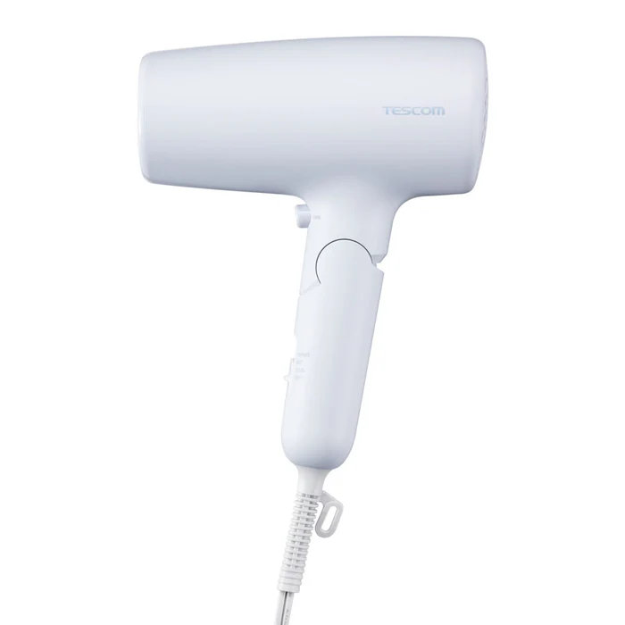 テスコム マイナスイオン ヘアドライヤー TD461A-H ブルーグレー 大風量 コンパクト 軽量 速乾 ラク抜きプラグ【送料無料】【KK9N0D18P】