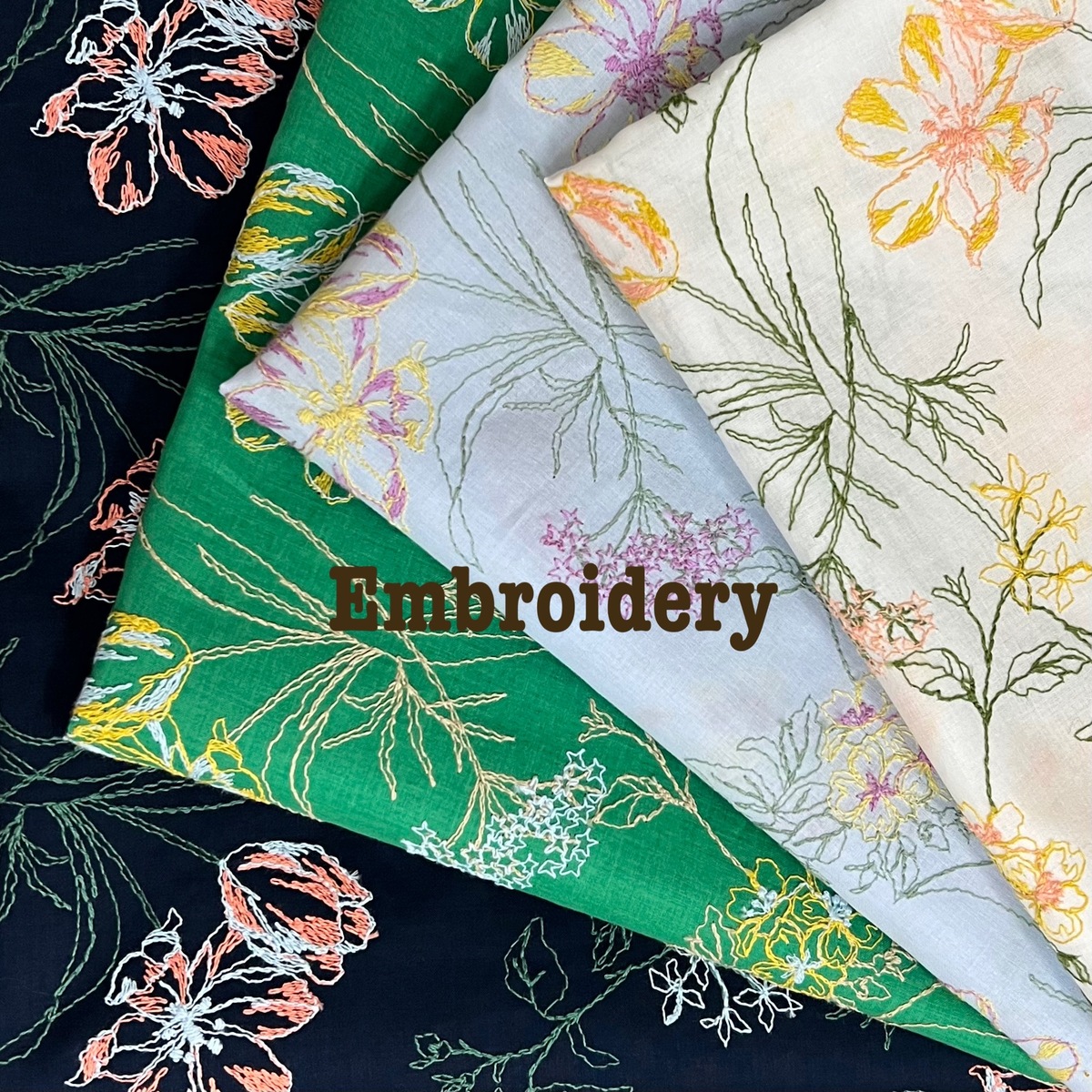 楽天市場】【キャンペーンエントリーでP10倍!】 花 刺繍 ローン エン