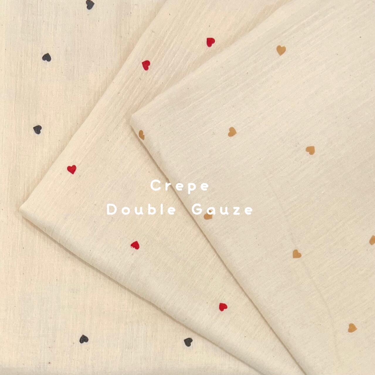 楽天市場】高島ちぢみ ダブルガーゼ 生地 ハート ガーゼ生地 楊柳