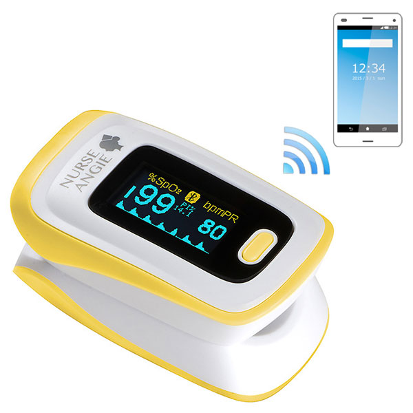 パルスオキシメータ スマホ 保護すること O飽和度米突 PLS-01BT 診療計器 貨物輸送無料