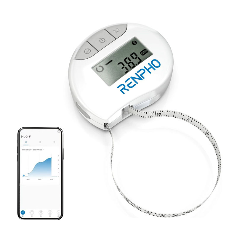 スマートボディメジャー RF-BMF01 スマホ Bluetooth アプリ RENPHO 150cm 送料無料