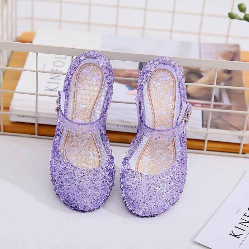 買取 キッズ サンダル クリアサンダル クリア 透明 プリンセス 夏 16cm