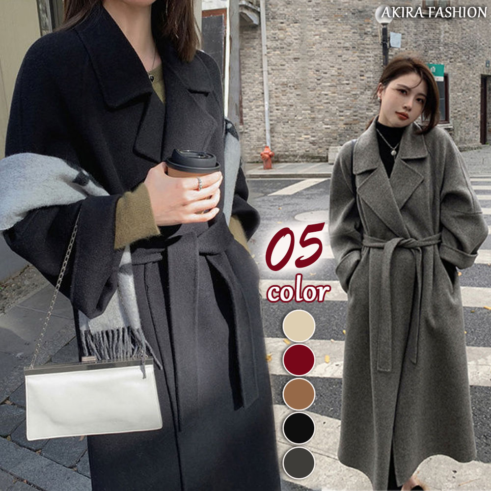 楽天市場】ストライプロングコート アウター コート ジャケット