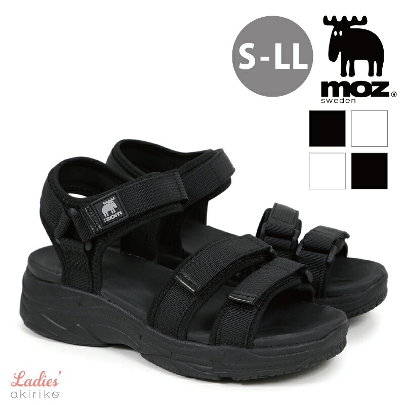 楽天市場】moz スポーツサンダル スニーカーソール 厚底 軽量 シングル