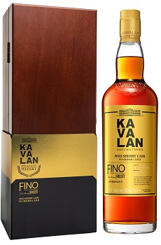 カバランソリスト フィノ カスクストレングス（Kavalan Solist Fino Sherry Single Cask Strength ）50～60度 　正規品・箱入 700ml.hnお届けまで7日ほどかかります｜あきさ