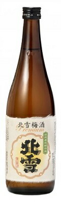 北雪酒造 北雪　プレミアム梅酒　特別樽焼酎仕込み　720ml/12本e お届まで14日ほどかかります