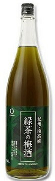 中野BC 長久　緑茶梅酒 1800ml/6本hn お届けまで10日ほどかかります