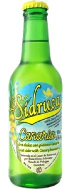Spain　beer　スペイン ビール シドルカ バナナ　LA SIDRUCA CANARIA 250ml/24本.hir お届けまで14日ほどかかります