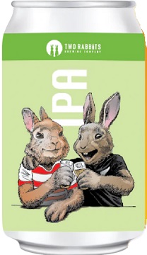 二兎醸造 / TWO RABBITS BREWING IPA　缶　360ml/24本hnt.et クール便料金追加させて頂きます