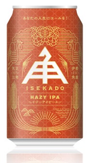 伊勢角屋麦酒 イセカド　ヘイジーIPA　ISEKADO　HAZY IPA 缶　350ml/24本.e お届けまで14日ほどかかります