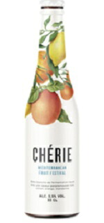 代引き不可商品Belgium　beer　ベルギービール地中海の恋人　Ch&eacute;rie M&eacute;diterran&eacute;e瓶　330ml/24本hirお届けまで14日ほどかかります｜あきさ