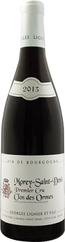 ジョルジュ　リニエ　モレサンドニ　ＰＣ　クロ　デゾルム　 2015年　赤　750mlGEORGES LIGNIER　MOREY-ST-DENIS PC CLOS DES ORMES.134eリニエの造るこの１級は、しっかりした酸とタンニンをもち特級の風格すら感じます。非常にポテンシャルの高いワイン