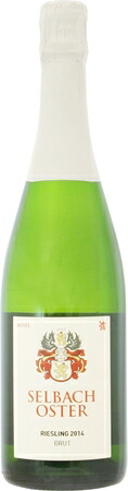 ゼルバッハ　オスター　リースリング　ブリュット 2019年 白泡　750ml/12本SELBACH-OSTER　RIESLING BRUT.543ヒンメルライヒの単一畑のリースリング種のみを使用。シャンパーニュと同じ製法で造られる、ドイツ最高級のスパークリングワイン。｜あきさ