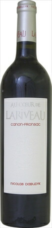 オ　クール　ド　ラリヴォー 2018年　赤　750ml.e AU COEUR DE LARIVEAU 2885