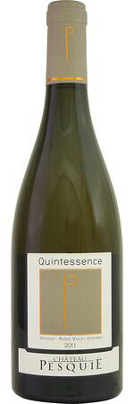 シャトー　ペスキエ　カンテサンス　ブラン　2020年　白　750ml/12本CHATEAU PESQUIE　QUINTESSENCE BLANC073.eフレッシュでエレガントなルーサンヌ種の味わい。白い花や南国のフルーツの複雑なアロマも心地よいリッチな白ワイン。｜あきさ