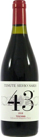 シルヴィオ　ナルディ　トスカーナ　ロッソ　43&deg;（クワランタトレ　グラディ）NV　赤　750ml/12本.eSILVIO NARDI　TOSCANA ROSSO 43&deg; 015｜あきさ