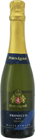 ポルタ　レオーネ　プロセッコ　ミレジマート ブリュット（ハーフ）　2023年　白泡　375ml/12本 PORTA LEONE　PROSECCO BRUT.500e爽やかさを連想させるクリアな色合い華やかな香りと飲み心地の良さが自慢のアロマティックなスパークリング！