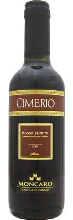 モンカロ　チメリオ　ロッソ　コーネロ　（ハーフ） 2019年　赤 375ml/12本 MONCARO　CIMERIO ROSSO CONEROH2570アドリア海に面するコーネロの丘で造られたモンテプルチアーノ。凝縮感のある果実味と樽香とのバランスの取れた、充実の赤。