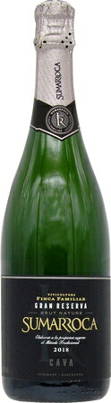 スマロッカ カバ ブリュット ナチュレ グラン レゼルバ 2022年 白泡 750ml/12本 SUMARROCA　CAVA BRUT NATURE GRAN RESERVA2802e 36ヶ月瓶熟成させたグランレセルバのカバ。ドザージュを施さない辛口スタイルで、引き締まった酸によるドライな味わいが印象的。