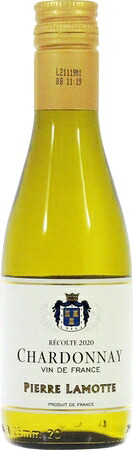 ピエール　ラモット　シャルドネ　（ＳＣ）　2022年　白　187ml/24本.e955　洋ナシやメロンを思わせるアロマが魅力的。フレッシュで完熟した柔らかな果実味と綺麗な酸がバランスの良いワインです