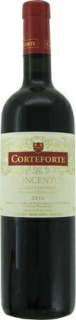 コルテフォルテ ロッソ ヴェロネーゼ コンセントゥス2016年 赤 750ml/6本.eCORTEFORTE ROSSO VERONESE CONCENTUS 2191|あきさ