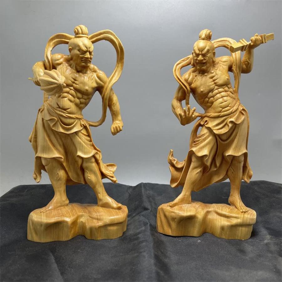 伐折羅大将 広目天⁇ お面 壁掛け 乾漆⁇ 仏教 美術 2点 骨董品 レトロ 伐折羅大将 広目天⁇ お面 壁掛け 乾漆⁇ 仏教 美術 2点 骨董