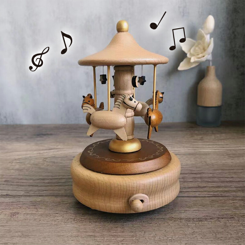 楽天市場】オルゴール 飛行塔 シルバー 飛行機 スチール