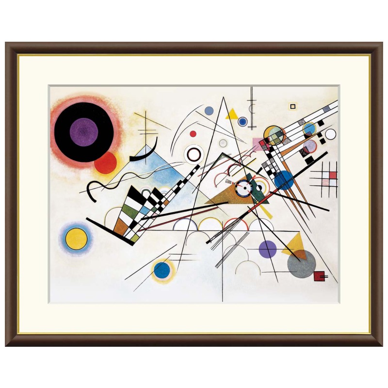 楽天市場】額絵 カンディンスキー コンポジション 8 f8・f6・f4サイズ