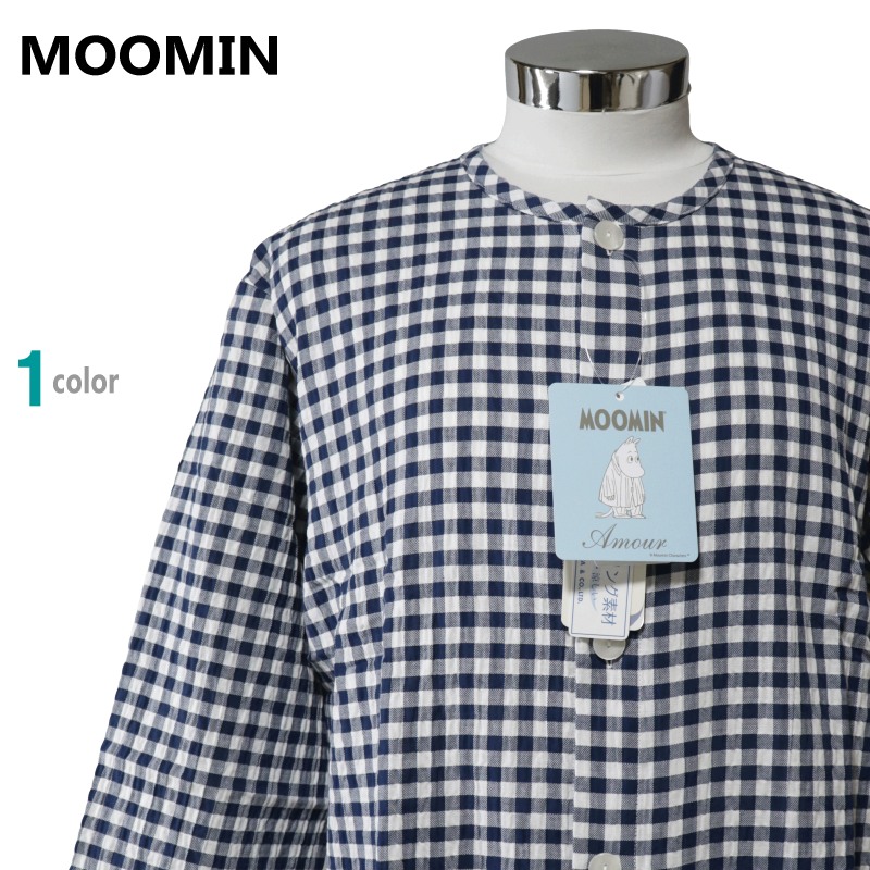 ＼SALE／パジャマ Ｍサイズ メンズ 7分袖8分丈ズボン MOOMIN ムーミン シャーリング 丸首 前開き ギフト対応 薄手 紳士 ナイトウエア 7,647円