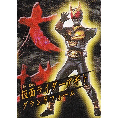 仮面ライダーアギト グランドフォーム 【 ガシャポン HGシリーズ 仮面ライダー15 仮面ライダーアギト登場編 】 バンダイ 【中古】画像
