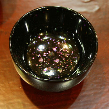 漆工房摂津　猪口杯（黒） 9,768円