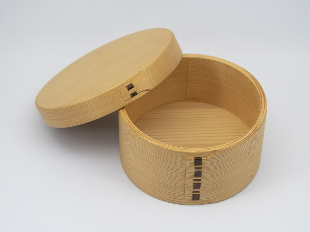 楽天市場】大館工芸社 曲げわっぱ おひつ 2合 六寸木地仕上 無塗装