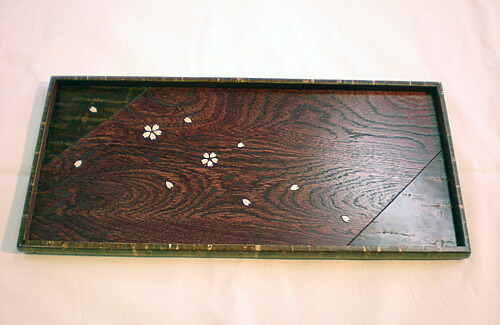 楽天市場】八柳 樺細工 丸茶盆 小 桜 : 秋田県物産振興会楽天市場店